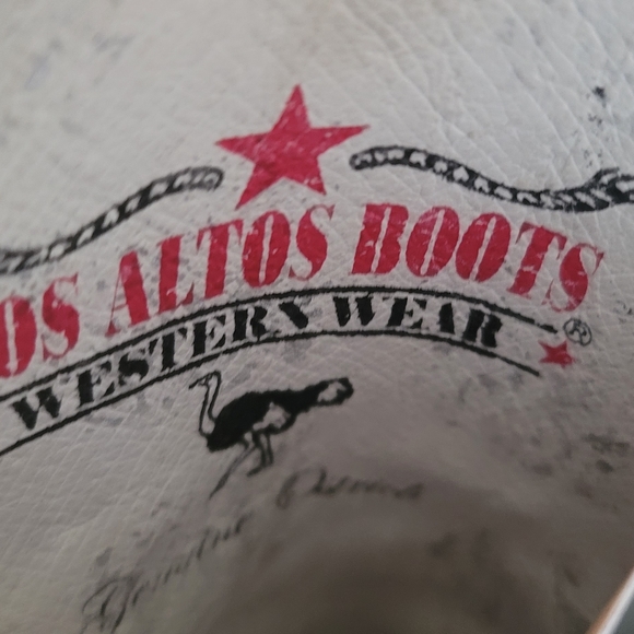 Premium Ostrich Leather Western Boots - Picture 5 of 5